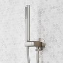 VASSOR THERMOSTATIC SHOWER SYSTEM WITH DUAL SHOWERHEADS AND HAND SHOWER - BRUSHED NICKEL 
