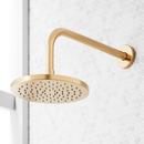 VASSOR THERMOSTATIC SHOWER SYSTEM WITH DUAL SHOWERHEADS SLIDE BAR AND HAND SHOWER - BRUSHED GOLD 