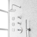 Shower System with 3 Body Sprays and Hand Shower in Chrome