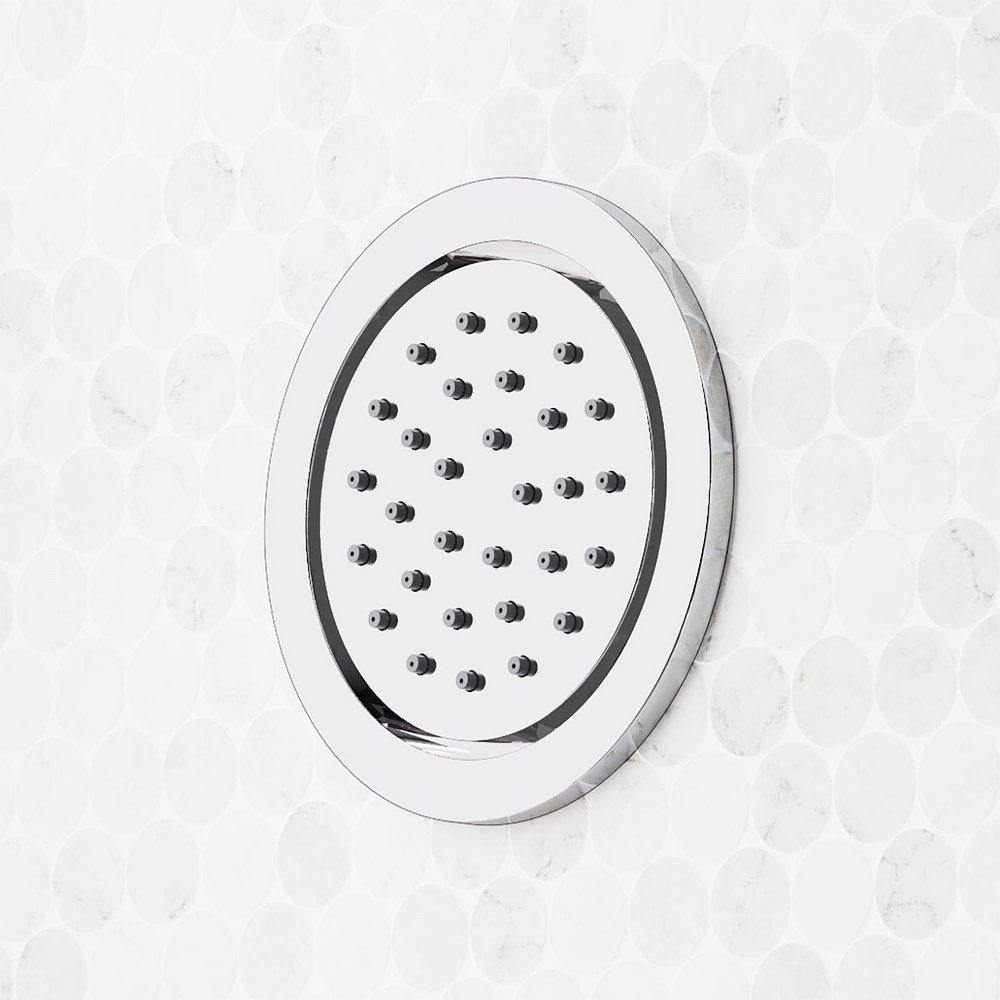 VASSOR THERMOSTATIC SHOWER SYSTEM WITH 3 BODY SPRAYS SLIDE BAR AND HAND SHOWER - CHROME 