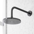 VASSOR THERMOSTATIC SHOWER SYSTEM WITH 3 BODY SPRAYS SLIDE BAR AND HAND SHOWER - MATTE BLACK 