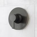 Thermostatic Shower Valve Trim with Lever Handle in Matte Black with 1/2 in. Rough-In Valve