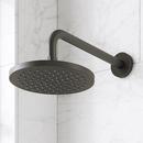 LENTZ THERMOSTATIC SHOWER SYSTEM WITH SLIDE BAR AND HAND SHOWER - LEVER HANDLES - MATTE BLACK 