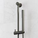 LENTZ THERMOSTATIC SHOWER SYSTEM - DUAL SHOWERHEADS SLIDE BAR AND HAND SHOWER - LEVER - MATTE BLACK 