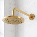 LENTZ THERMOSTATIC SHOWER SYSTEM - 3 BODY SPRAYS SLIDE BAR AND HAND SHOWER - LEVER - BRUSHED GOLD 
