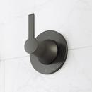LENTZ THERMOSTATIC SHOWER SYSTEM - 3 BODY SPRAYS SLIDE BAR AND HAND SHOWER - LEVER - MATTE BLACK 
