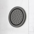 LENTZ THERMOSTATIC SHOWER SYSTEM - 3 BODY SPRAYS SLIDE BAR AND HAND SHOWER - KNOB - MATTE BLACK 