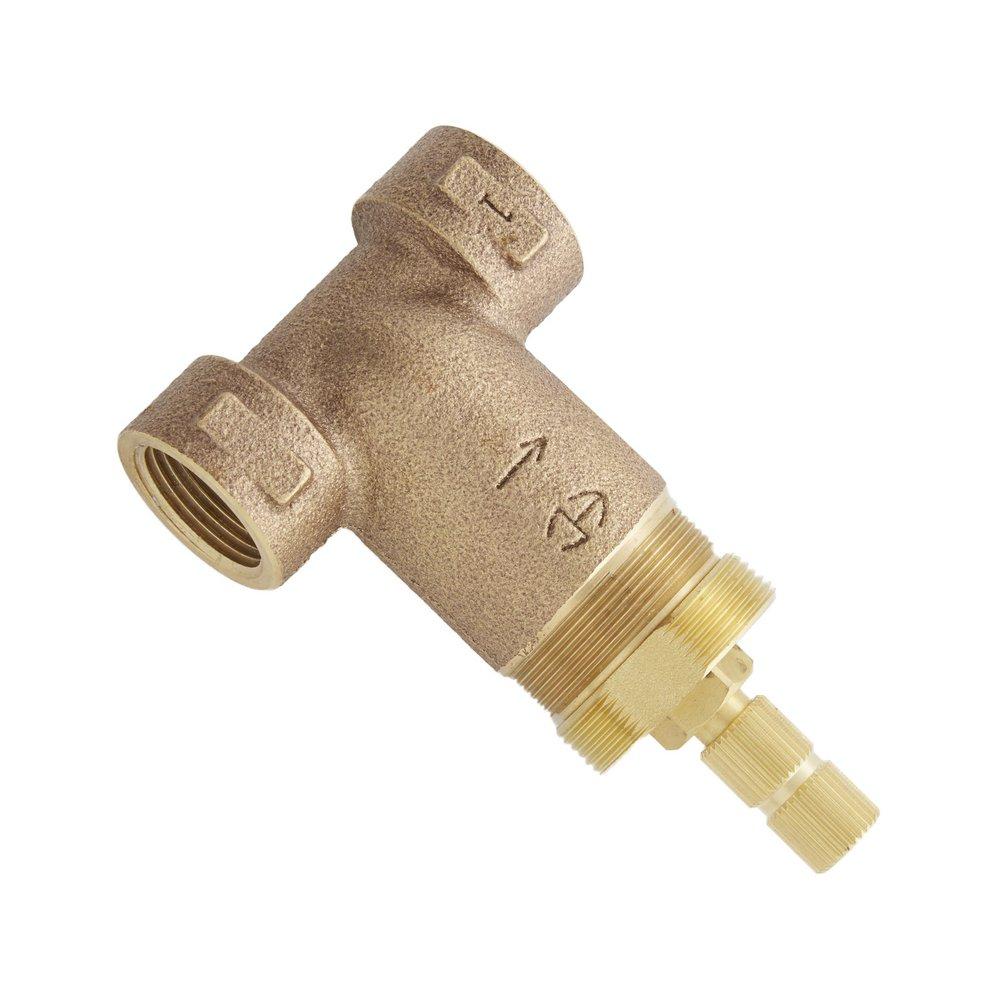 ELITA IN-WALL SHOWER VOLUME CONTROL HANDLE AND 1/2 ROUGH-IN VALVE - CROSS HANDLE - POLISHED NICKEL 