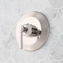ELITA THERMOSTATIC SHOWER SYSTEM WITH SLIDE BAR AND HAND SHOWER - LEVER HANDLES - POLISHED NICKEL 