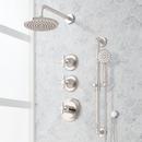 Shower System with Slide Bar and Hand Shower in Polished Nickel