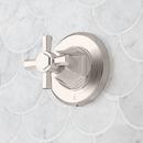 ELITA THERMOSTATIC SHOWER SYSTEM WITH SLIDE BAR AND HAND SHOWER - CROSS HANDLES - POLISHED NICKEL 