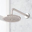 ELITA THERMOSTATIC SHOWER SYSTEM - DUAL SHOWERHEADS SLIDE BAR AND HAND SHOWER-CROSS-POLISHED NICKEL 