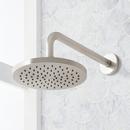 Signature Hardware Brushed Nickel Shower System with Dual Showerheads, Slide Bar and Hand Shower 