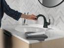 Single Handle Monoblock Bathroom Sink Faucet in Matte Black 