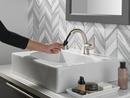 Single Handle Monoblock Bathroom Sink Faucet in SpotShield&reg; Brushed Nickel 