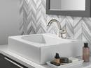 Single Handle Monoblock Bathroom Sink Faucet in SpotShield&reg; Brushed Nickel 