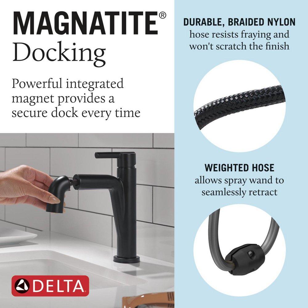 DELTA NICOLI SINGLE HANDLE PULL-DONW BATHROOM FAUCET 
