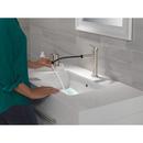 Single Handle Monoblock Bathroom Sink Faucet in Stainless 
