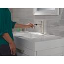 Single Handle Monoblock Bathroom Sink Faucet in Stainless 
