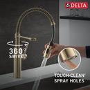 DELTA ANTONI SINGLE-HANDLE PULL-DOWN SPRING KITCHEN FAUCET 