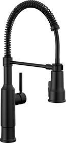 Single Handle Pull Down Kitchen Faucet in Matte Black