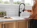 Single Handle Pull Down Kitchen Faucet in Matte Black 