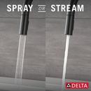 Single Handle Pull Down Kitchen Faucet in Matte Black 