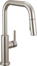 Single Handle Pull Down Kitchen Faucet in Stainless