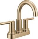 Two Handle Centerset Bathroom Sink Faucet in Champagne Bronze