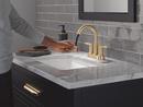 Two Handle Centerset Bathroom Sink Faucet in Champagne Bronze 