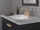 Two Handle Centerset Bathroom Sink Faucet in Champagne Bronze 