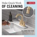 Two Handle Centerset Bathroom Sink Faucet in Champagne Bronze 