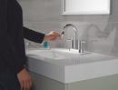 Two Handle Centerset Bathroom Sink Faucet in Chrome 