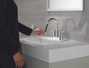 Two Handle Centerset Bathroom Sink Faucet in Chrome 