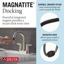 Two Handle Centerset Bathroom Sink Faucet in Stainless 
