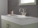 Two Handle Centerset Bathroom Sink Faucet in Stainless 