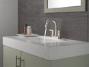 Two Handle Centerset Bathroom Sink Faucet in Stainless 