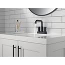Two Handle Centerset Bathroom Sink Faucet in Matte Black 