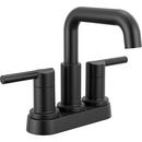 Two Handle Centerset Bathroom Sink Faucet in Matte Black 