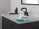 Two Handle Centerset Bathroom Sink Faucet in Matte Black 