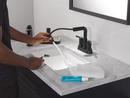 Two Handle Centerset Bathroom Sink Faucet in Matte Black 