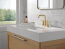 Two Handle Centerset Bathroom Sink Faucet in Champagne Bronze 