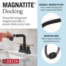DELTA NICOLI TWO HANDLE CENTERSET PULL-DOWN BATHROOM FAUCET 