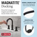Two Handle Widespread Bathroom Sink Faucet in Matte Black 