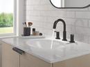 Two Handle Widespread Bathroom Sink Faucet in Matte Black 