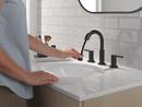 Two Handle Widespread Bathroom Sink Faucet in Matte Black 