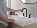 Two Handle Widespread Bathroom Sink Faucet in Matte Black 