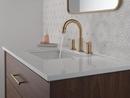Two Handle Widespread Bathroom Sink Faucet in Champagne Bronze 