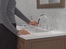Two Handle Widespread Bathroom Sink Faucet in Chrome 