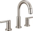Two Handle Widespread Bathroom Sink Faucet in Stainless
